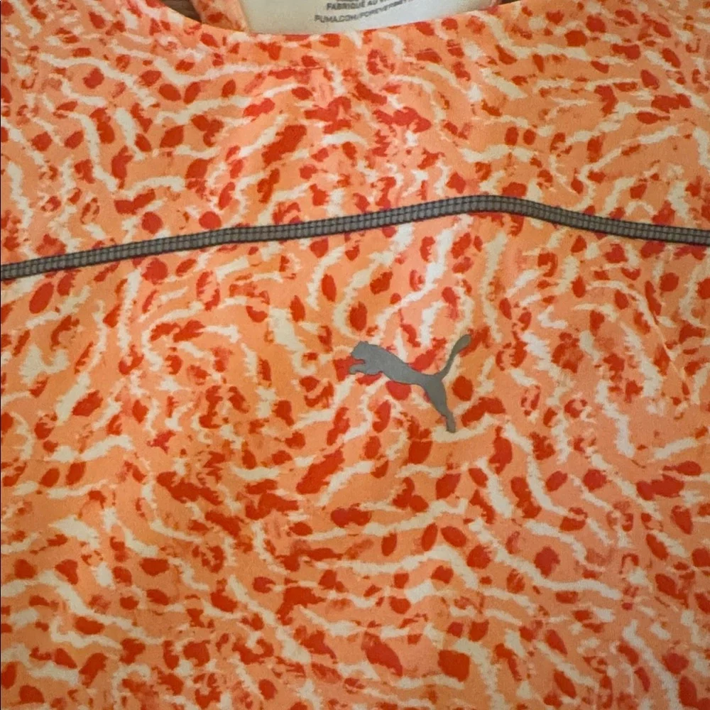 Puma Coral Patterned Racerback Top - Picture 3 of 5